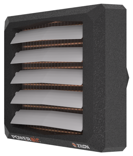 Купить Водяной тепловентилятор POWERAIR by ZILON Экватор Оптима HB-20W с качественным монтажом климатических систем в Москве и МО от ПУХОВ  тел.: +7 (495) 123-66-55