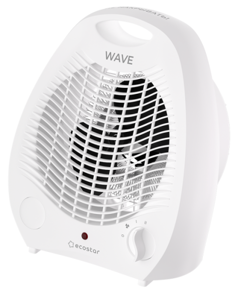 Купить Тепловентилятор Ecostar WAVE EFH-W2000DS-WH с качественным монтажом климатических систем в Москве и МО от ПУХОВ  тел.: +7 (495) 123-66-55