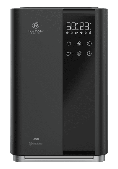 Купить Бытовой увлажнитель ROYAL CLIMA ASTI RUH-AS450/5.0E-BL с качественным монтажом климатических систем в Москве и МО от ПУХОВ  тел.: +7 (495) 123-66-55