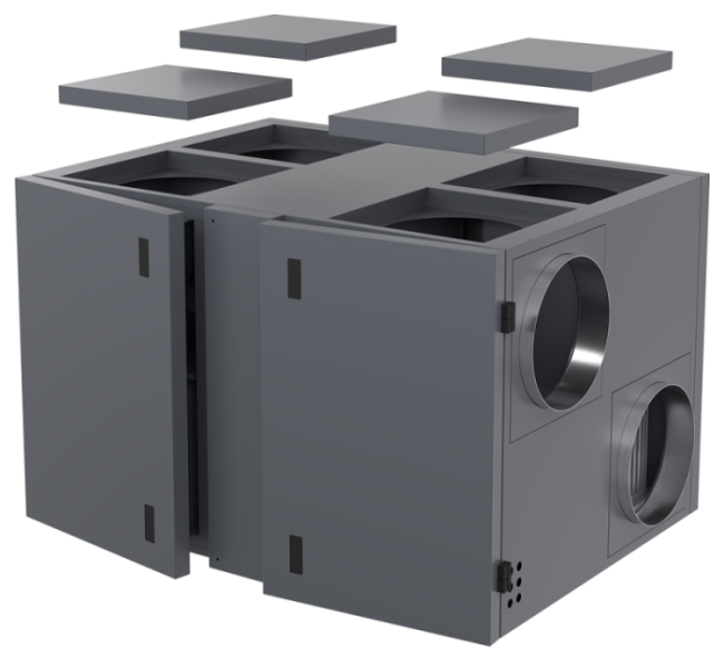 Компактная приточно-вытяжная установка COMPACTAIR by ZILON ZPVR-N 3200 UE EC