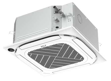 Купить Компактный кассетный кондиционер MDV MDCA6 On/Off MDCA6-12HRN1/T-MBQ4-03B/MDOU3-12HN1-L с качественным монтажом климатических систем в Москве и МО от ПУХОВ  тел.: +7 (495) 123-66-55