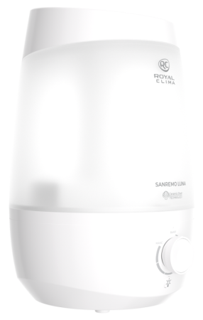 Купить Ультразвуковой увлажнитель ROYAL CLIMA SANREMO Lunа RUH-SL260/2.5M-WT с качественным монтажом климатических систем в Москве и МО от ПУХОВ  тел.: +7 (495) 123-66-55