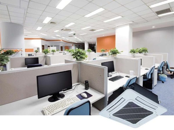 Купить Кассетный блок VRF-системы Gree GMV5 четырехпоточный GMV-ND50T/A-T с качественным монтажом климатических систем в Москве и МО от ПУХОВ  тел.: +7 (495) 123-66-55