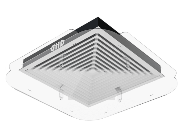 Купить Экран для вентиляционной решетки Ballu Квадра 600 с качественным монтажом климатических систем в Москве и МО от ПУХОВ  тел.: +7 (495) 123-66-55