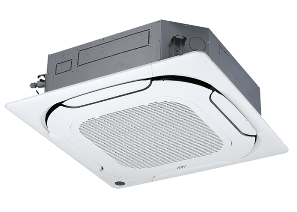 Кассетный четырехпоточный полноразмерный блок VRF-системы MDV V6 (DC-мотор) MDI2-160Q4DHN1