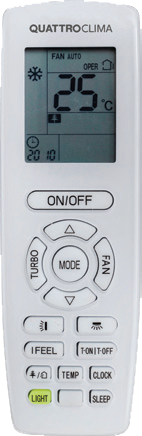 Купить Настенный кондиционер QUATTROCLIMA Lanterna QV-LA24WAE/QN-LA24WAE с качественным монтажом климатических систем в Москве и МО от ПУХОВ  тел.: +7 (495) 123-66-55