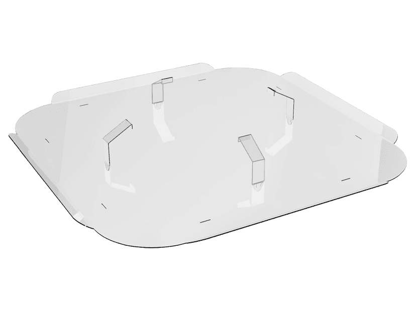 Экран для вентиляционной решетки Ballu Квадра 600