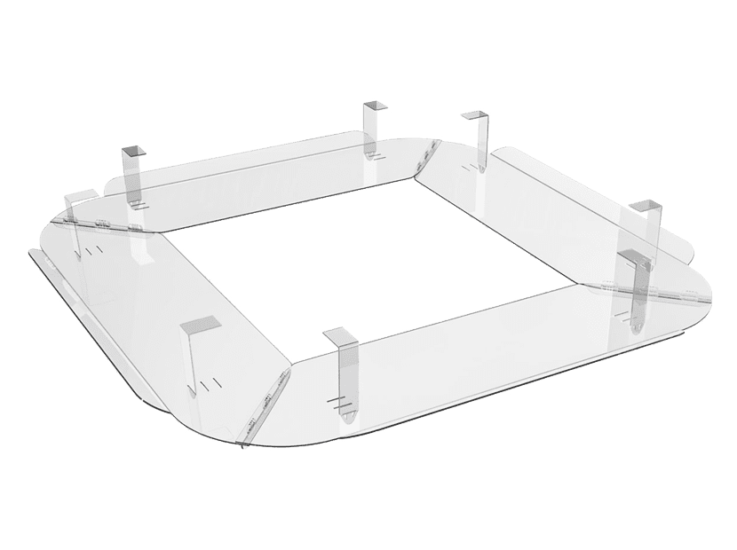 Экран для кассетного кондиционера Ballu Смарт 650