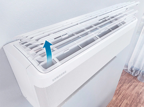 Купить Настенный кондиционер Samsung Wind Free Mass Geo AR18BSFAMWKNER с качественным монтажом климатических систем в Москве и МО от ПУХОВ  тел.: +7 (495) 123-66-55