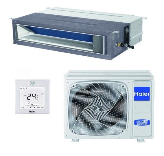 Купить Канальный кондиционер Haier ECO AD105S1LM1FA/1U105S1LS1FB с качественным монтажом климатических систем в Москве и МО от ПУХОВ  тел.: +7 (495) 123-66-55