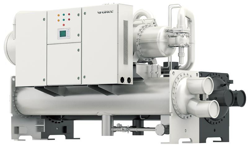 Чиллер Gree LSBLG1480HE/Nb водяного охлаждения (с двумя винтовыми компрессорами)