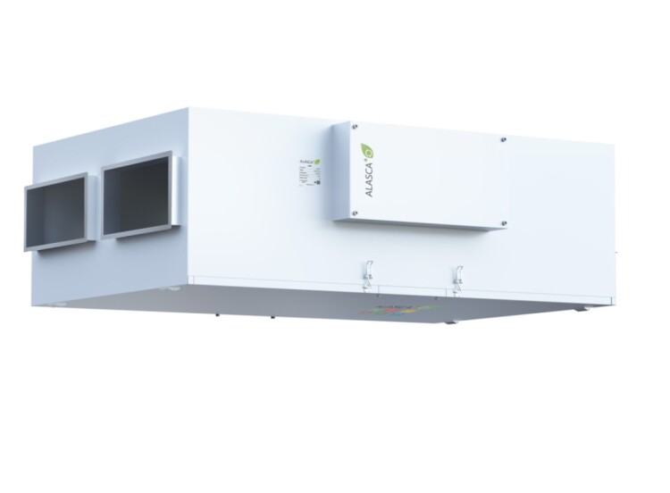 Приточно-вытяжная вентиляционная установка с двойным роторным рекуператором Alasca RR5000FEC E