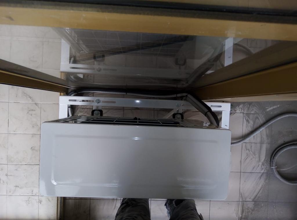 Монтаж кондиционера на чужую трассу