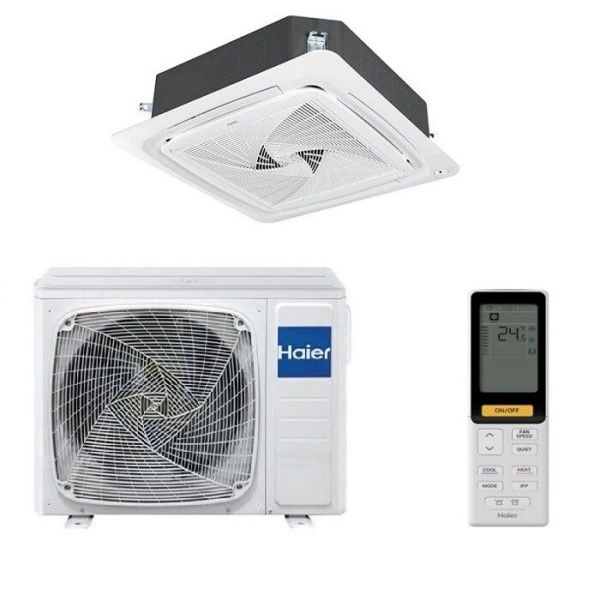 Купить Кассетный кондиционер Haier ECO AB105S1LH1FA/1U105S1LS1FA с качественным монтажом климатических систем в Москве и МО от ПУХОВ  тел.: +7 (495) 123-66-55