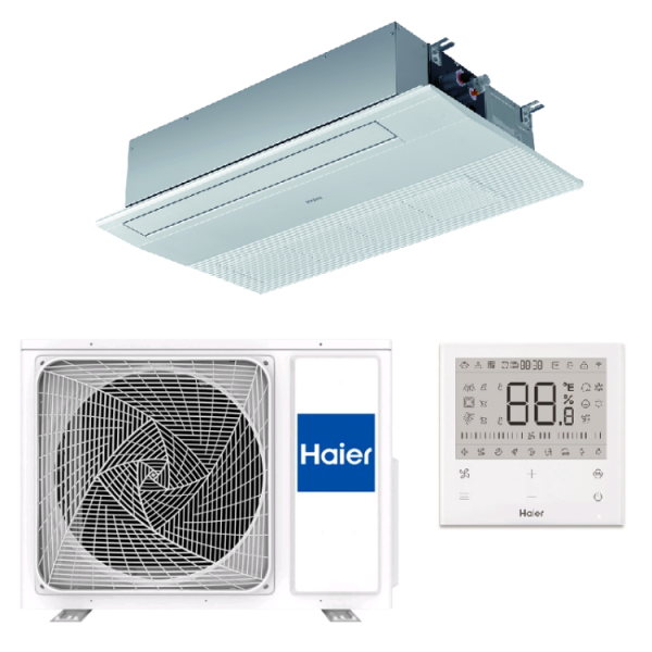 Купить Кассетный кондиционер Haier Super Match AB25S2SA1FA/1U25S2SM4FA с качественным монтажом климатических систем в Москве и МО от ПУХОВ  тел.: +7 (495) 123-66-55