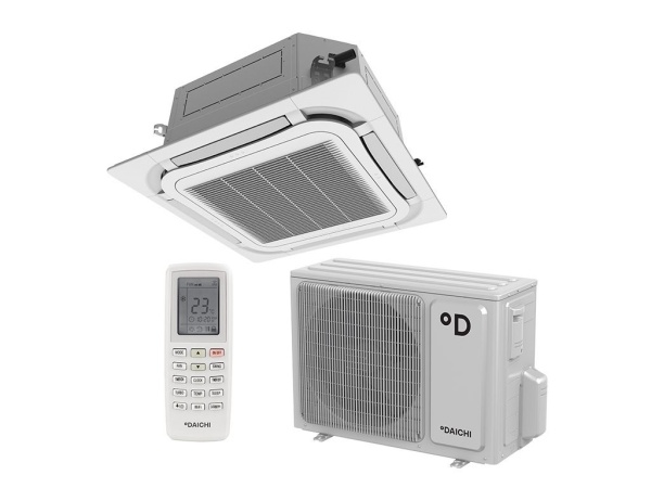 Купить Кассетный кондиционер Daichi DA50ALFS1R/DF50ALS1R/DPT05L с качественным монтажом климатических систем в Москве и МО от ПУХОВ  тел.: +7 (495) 123-66-55