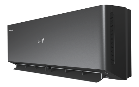 Купить Настенный кондиционер Hisense VISION PRO 2.0 CARBON SUPERIOR DC Inverter AS-18UW4RBVQH01(B) с качественным монтажом климатических систем в Москве и МО от ПУХОВ  тел.: +7 (495) 123-66-55