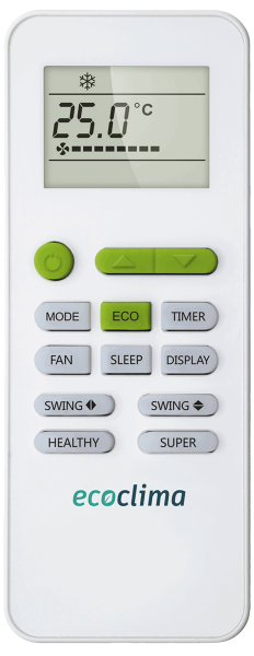 Купить Кассетный кондиционер Ecoclima ECLCA-TC24/4R1A / ECLCP-TC02A / ECL-TC24/4R1A(U) с качественным монтажом климатических систем в Москве и МО от ПУХОВ  тел.: +7 (495) 123-66-55