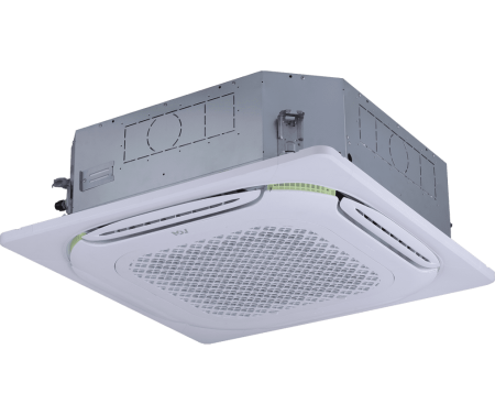Купить Кассетный четырехпоточный полноразмерный блок VRF-системы MDV V8 MDVI3-112C4VR12D с качественным монтажом климатических систем в Москве и МО от ПУХОВ  тел.: +7 (495) 123-66-55