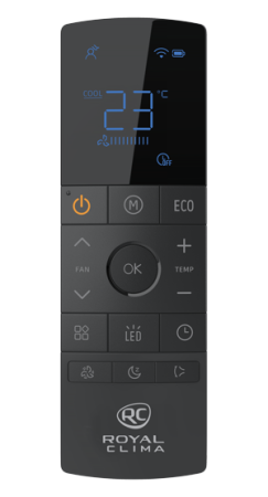 Купить Настенный блок мульти сплит-системы Royal Clima MULTI FLEXI VENTURO NERO Inverter RCI-VT09HN с качественным монтажом климатических систем в Москве и МО от ПУХОВ  тел.: +7 (495) 123-66-55