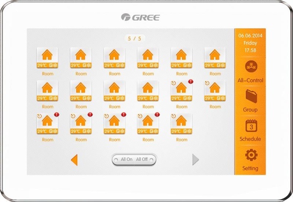 Центральный пульт Gree CE52-24/F(C)