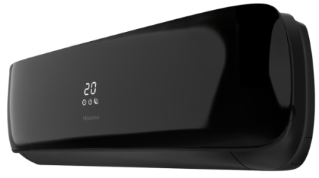 Купить Настенный кондиционер Hisense BLACK CRYSTAL SUPER DC Inverter Wi-Fi AS-13UW4RVETG01(B) с качественным монтажом климатических систем в Москве и МО от ПУХОВ  тел.: +7 (495) 123-66-55