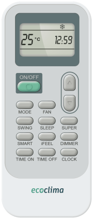 Купить Настенный кондиционер Ecoclima Elegant Line ECW-HE12/AA-4R2/EC-HE12/A-4R2 с качественным монтажом климатических систем в Москве и МО от ПУХОВ  тел.: +7 (495) 123-66-55