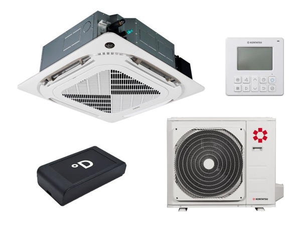 Купить Кассетный кондиционер Kentatsu KSVB70HZAN1R/KSUNB70HZAN1/KPU95-DR с качественным монтажом климатических систем в Москве и МО от ПУХОВ  тел.: +7 (495) 123-66-55