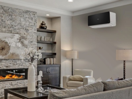 Купить Настенный кондиционер AUX FJ On-Off Black ASW-H09B4/FJ-BR1/AS-H09B4/FJ-R1 с качественным монтажом климатических систем в Москве и МО от ПУХОВ  тел.: +7 (495) 123-66-55