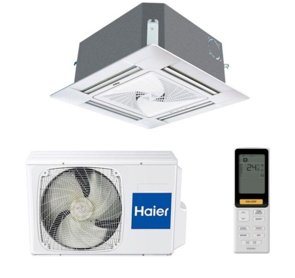 Купить Кассетный кондиционер Haier ECO AB50S1LC1FA/1U50S1LM1FA с качественным монтажом климатических систем в Москве и МО от ПУХОВ  тел.: +7 (495) 123-66-55