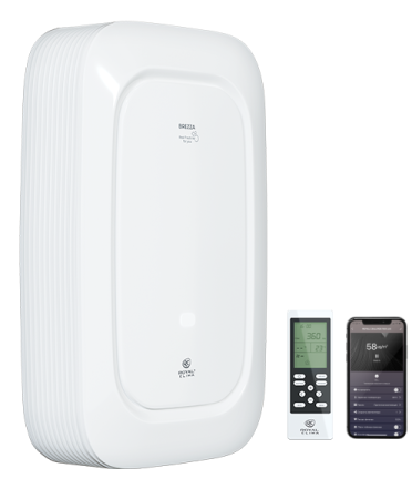 Купить Приточно-очистительный комплекс ROYAL CLIMA BREZZA RCB-H 150 LUX с качественным монтажом климатических систем в Москве и МО от ПУХОВ  тел.: +7 (495) 123-66-55